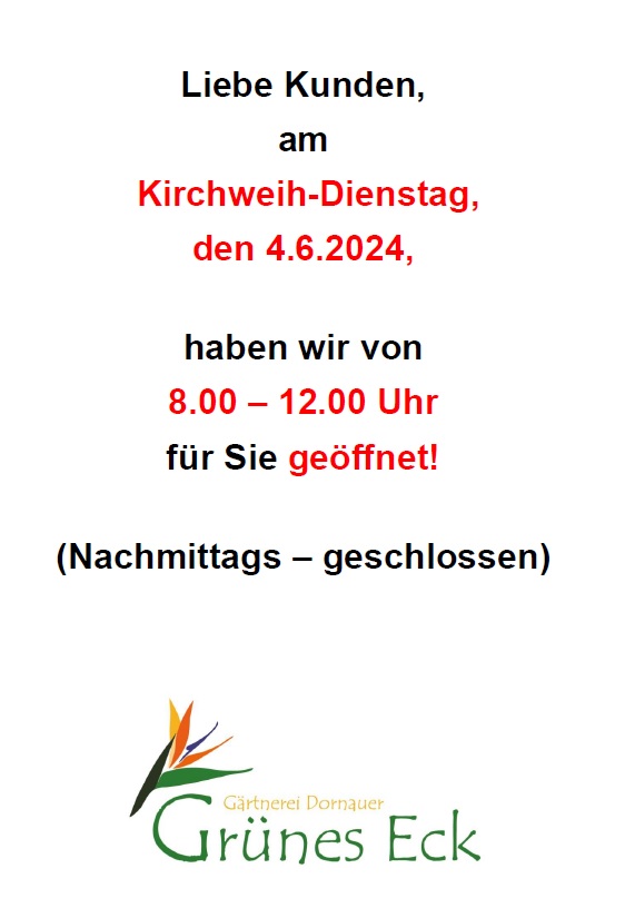 Mehr über den Artikel erfahren Kirchweih – Nachmittag